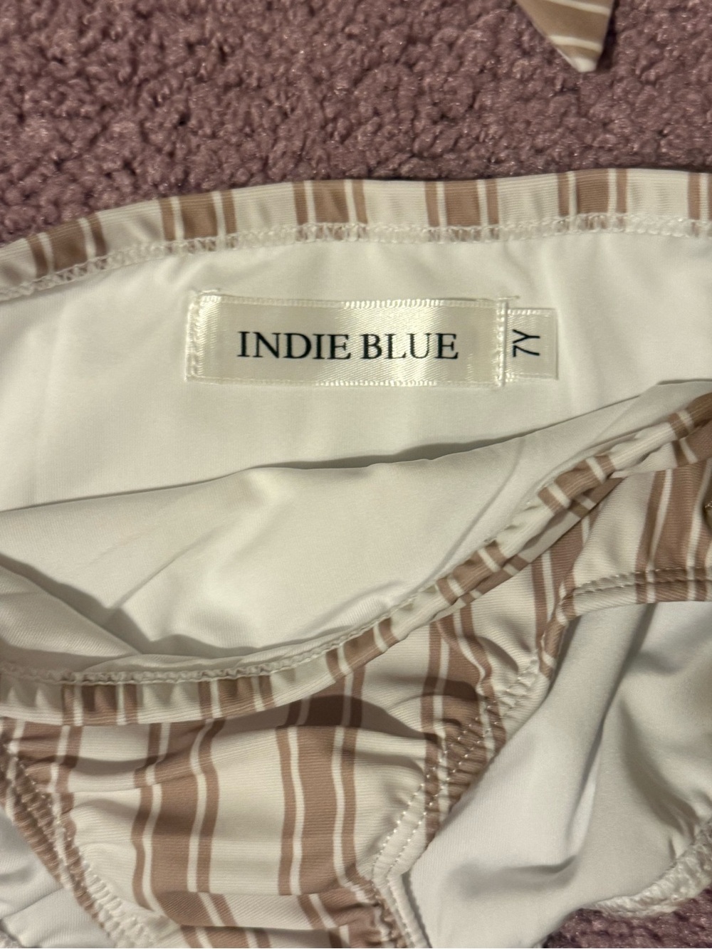 Indie Blue Girls size 7Y Scoop back Set - Picture 4 of 6